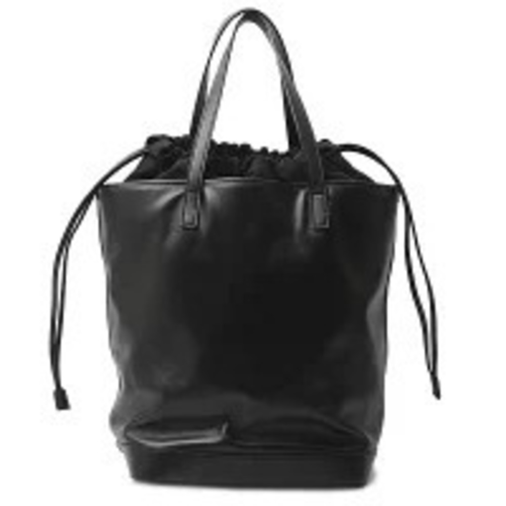 Saint Laurent Leather Tote Bag Black Teddy Black